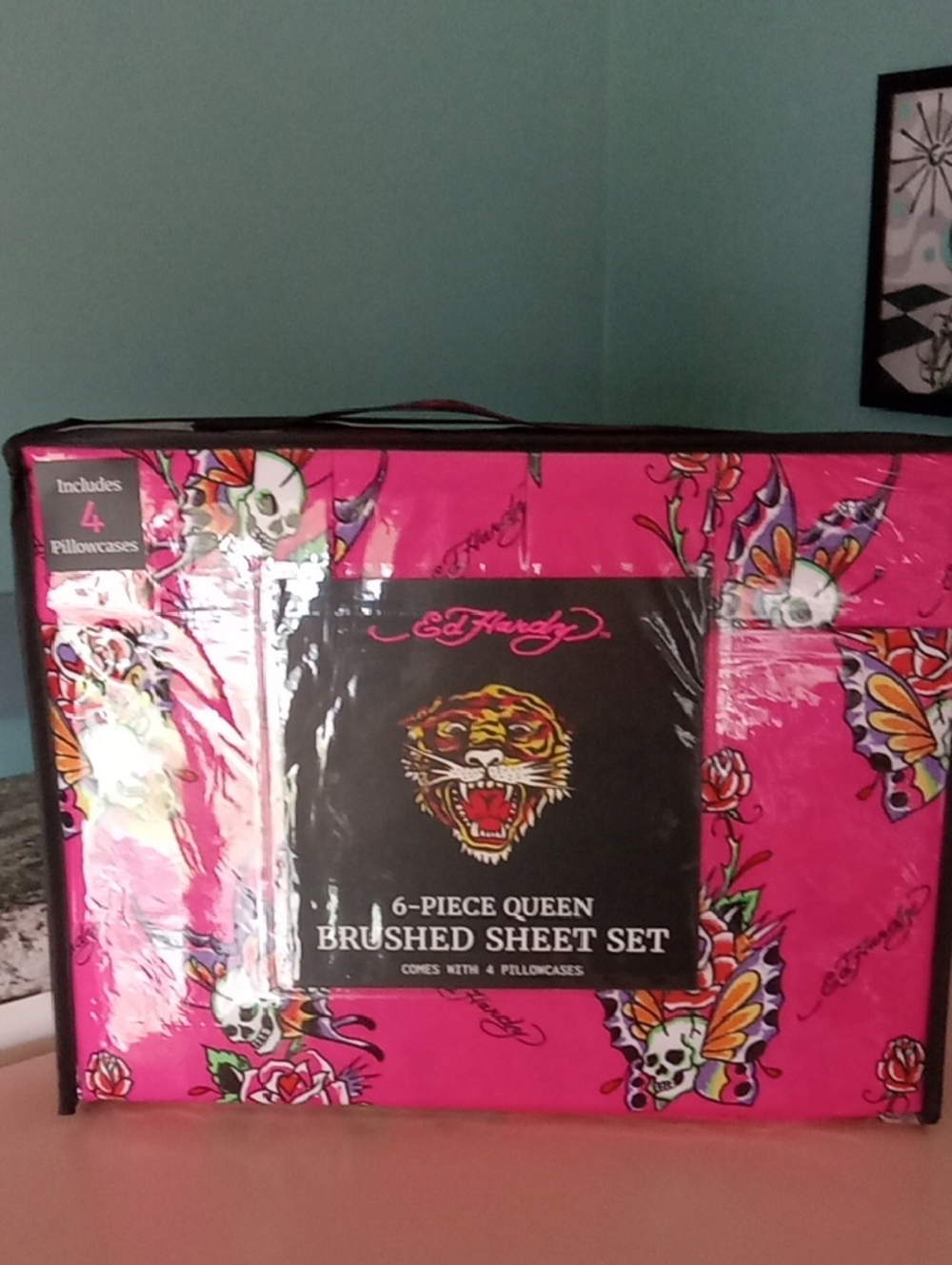 Ed Hardy Skulls Sheet Set Queen